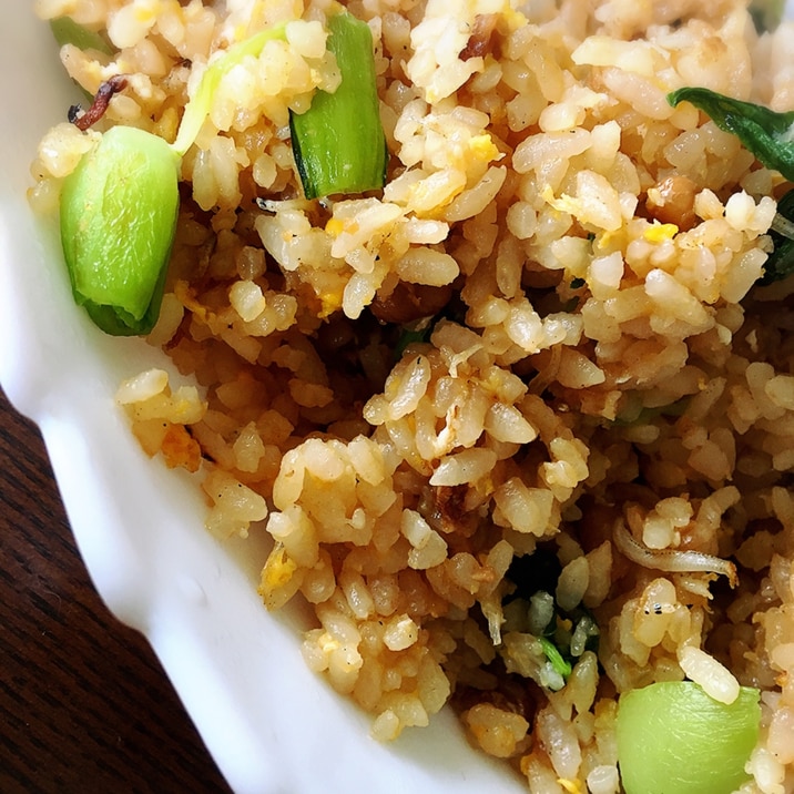 冷やご飯でパパッと しらす納豆チャーハン レシピ 作り方 By Yui Cook 楽天レシピ 冷やご飯でパパッと しらす納豆チャーハン レシピ 作り方 By Yui Cook 楽天レシピ